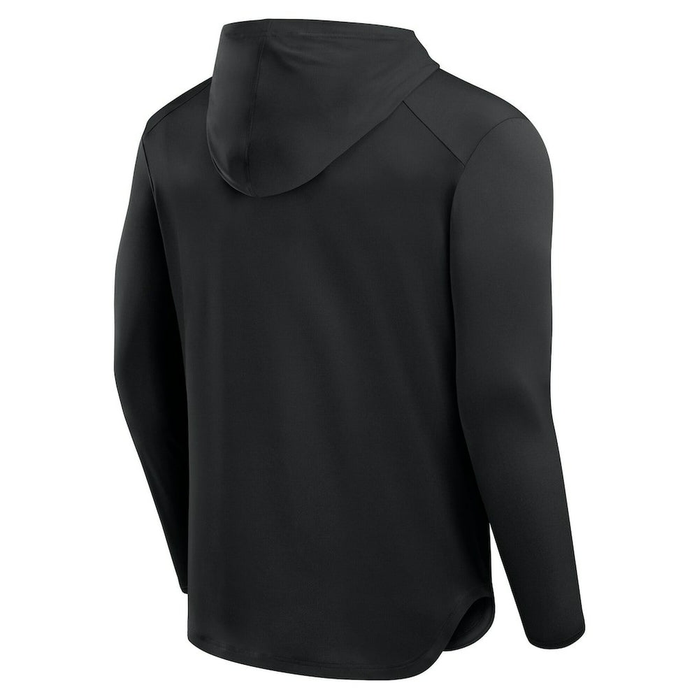 Las Vegas Raiders Front Office Power Mono Long Sleeve Hoodie T-Shirt Black | Fanatics