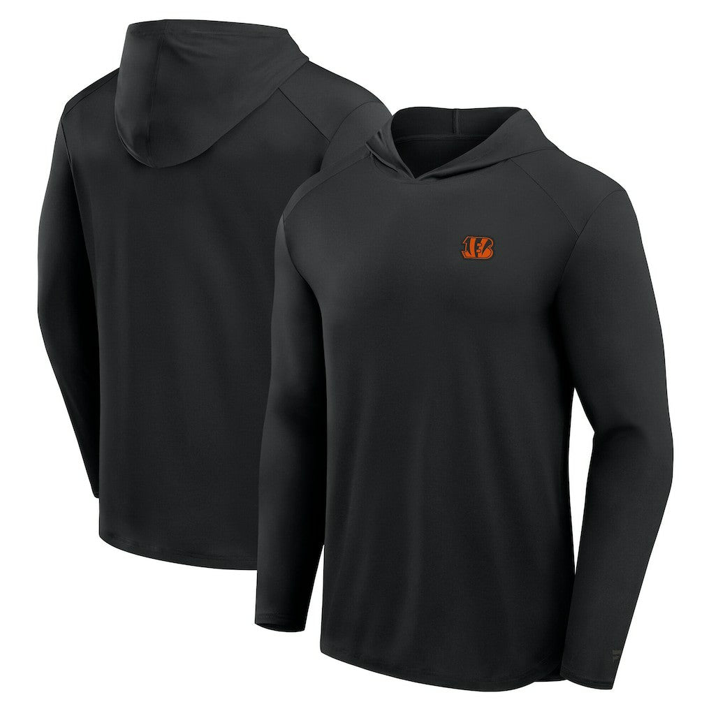 Cincinnati Bengals Front Office Power Mono Long Sleeve Hoodie T-Shirt Black | Fanatics