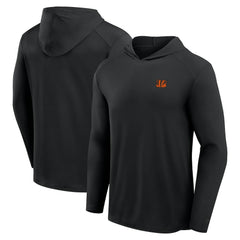 Cincinnati Bengals Front Office Power Mono Long Sleeve Hoodie T-Shirt Black | Fanatics