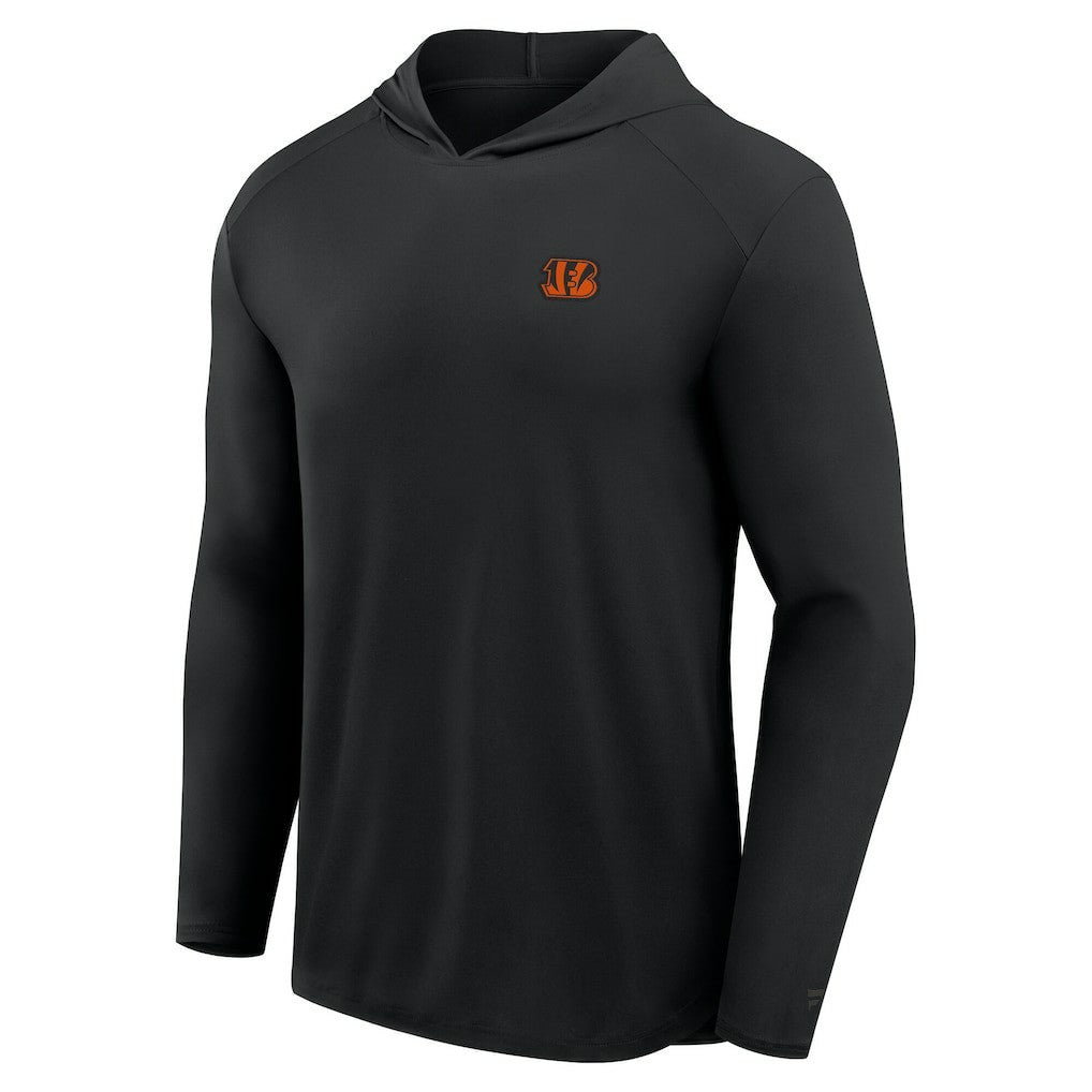 Cincinnati Bengals Front Office Power Mono Long Sleeve Hoodie T-Shirt Black | Fanatics