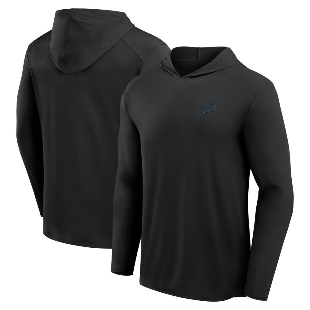 Detroit Lions Front Office Power Mono Long Sleeve Hoodie T-Shirt Black | Fanatics