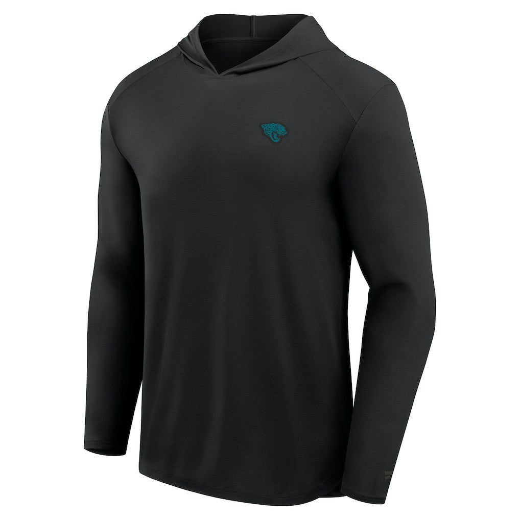 Jacksonville Jaguars Front Office Power Mono Long Sleeve Hoodie T-Shirt Black | Fanatics