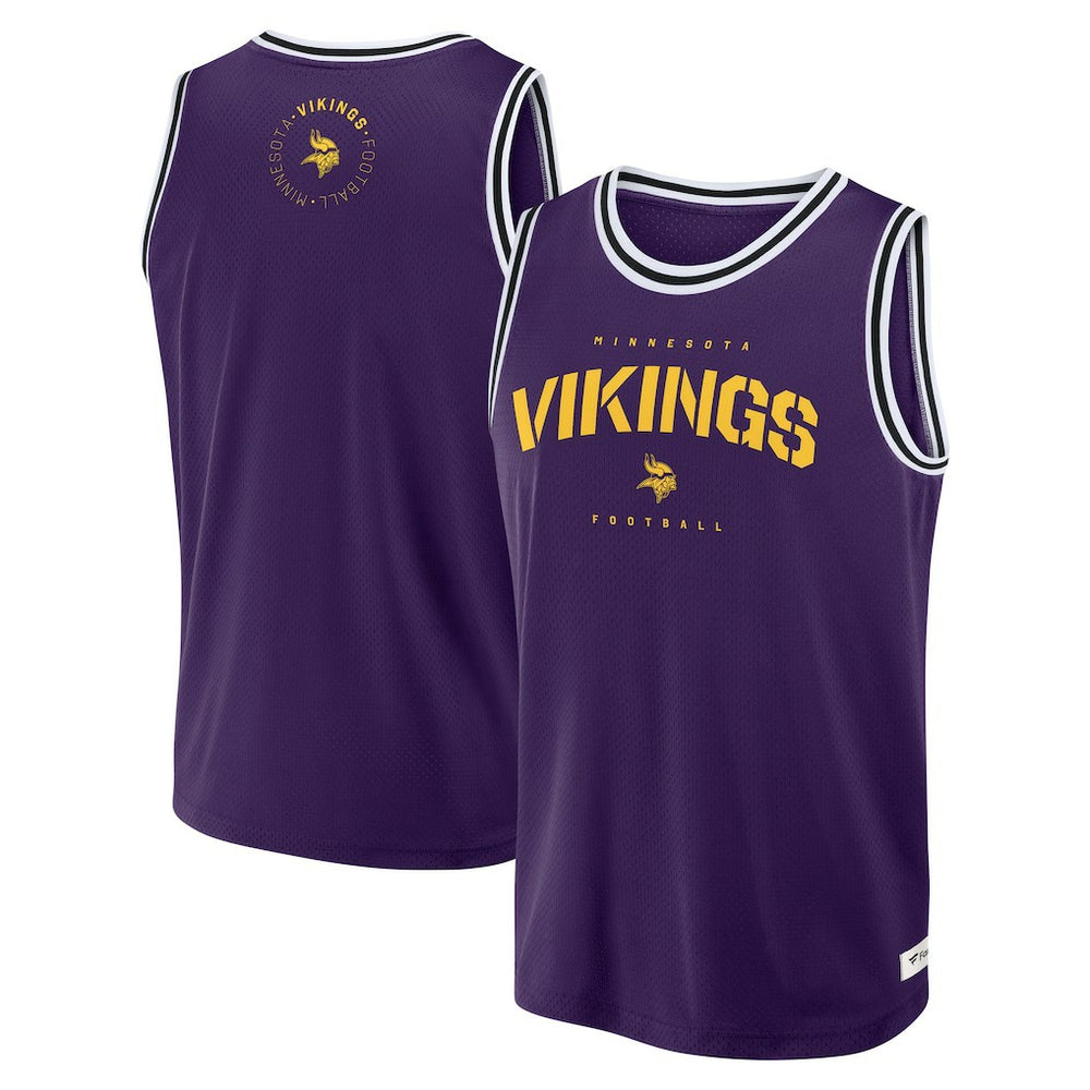 Minnesota Vikings Elements Future Ground Jersey Tank Top Purple | Fanatics