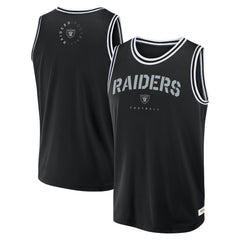 Las Vegas Raiders Elements Future Ground Jersey Tank Top Black | Fanatics