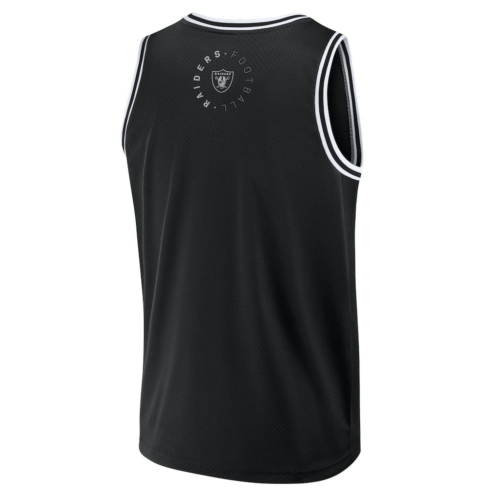 Las Vegas Raiders Elements Future Ground Jersey Tank Top Black | Fanatics