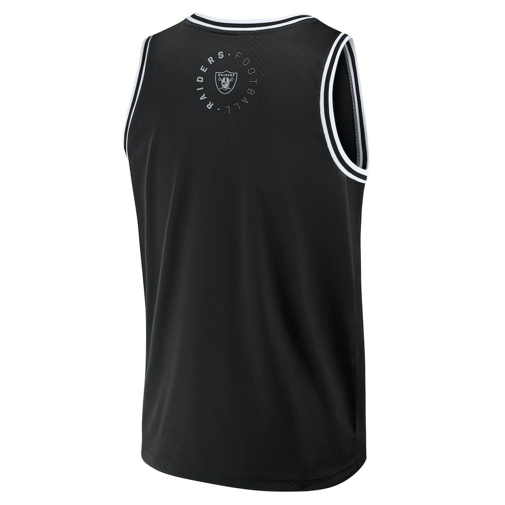 Las Vegas Raiders Elements Future Ground Jersey Tank Top Black | Fanatics