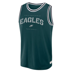 Philadelphia Eagles Elements Future Ground Jersey Tank Top Midnight Green | Fanatics