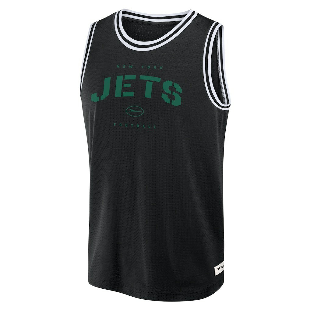 New York Jets Elements Future Ground Jersey Tank Top Black | Fanatics