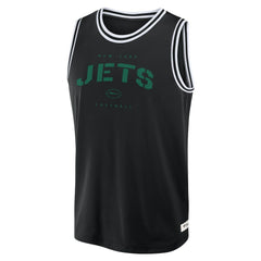 New York Jets Elements Future Ground Jersey Tank Top Black | Fanatics