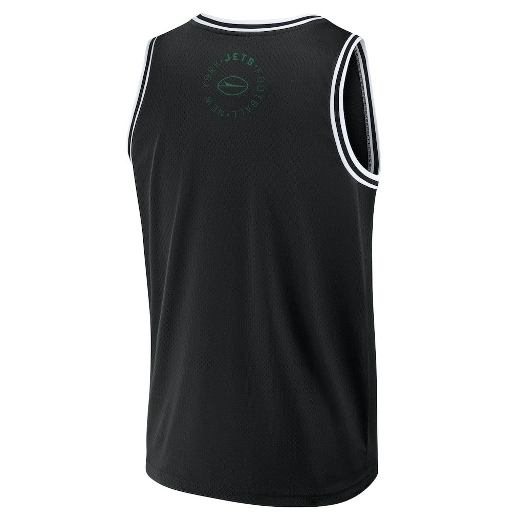 New York Jets Elements Future Ground Jersey Tank Top Black | Fanatics