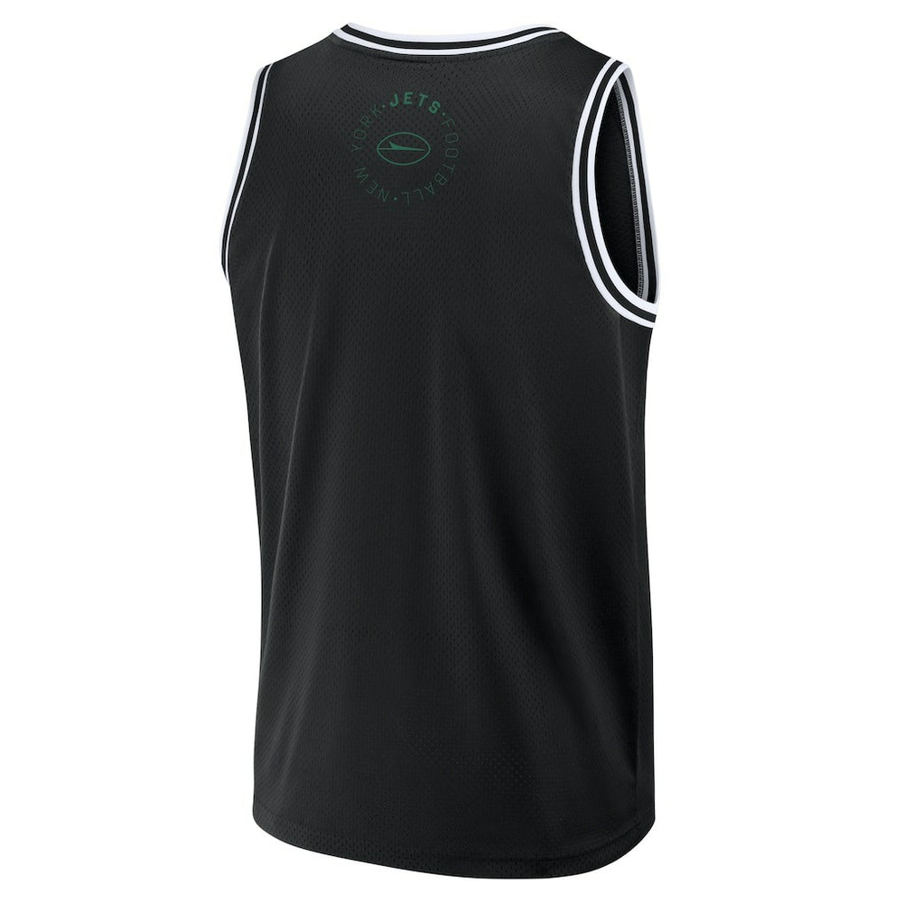 New York Jets Elements Future Ground Jersey Tank Top Black | Fanatics