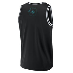 Miami Dolphins Elements Future Ground Jersey Tank Top Black | Fanatics