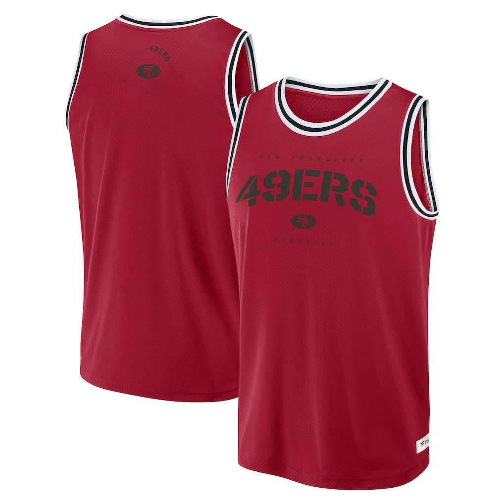 San Francisco 49ers Elements Future Ground Jersey Tank Top Scarlet | Fanatics