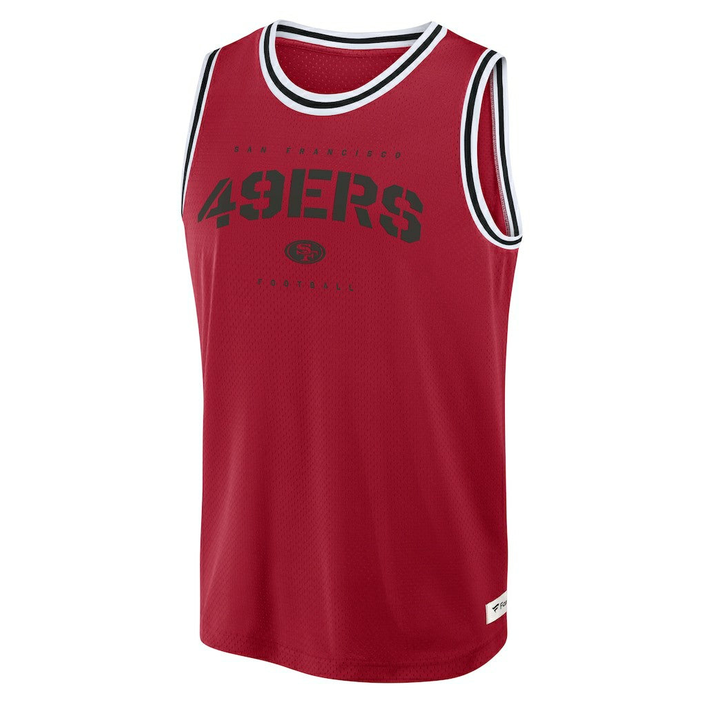 San Francisco 49ers Elements Future Ground Jersey Tank Top Scarlet | Fanatics
