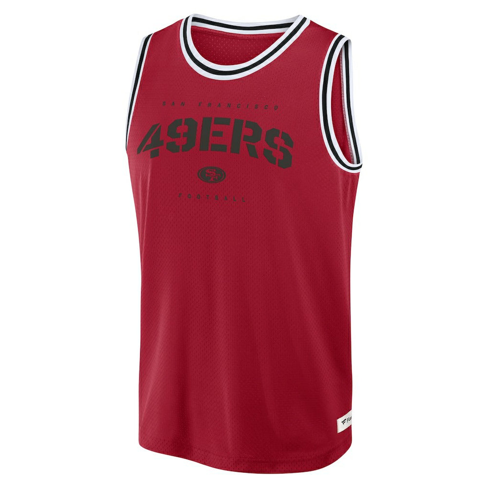 San Francisco 49ers Elements Future Ground Jersey Tank Top Scarlet | Fanatics
