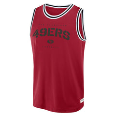 San Francisco 49ers Elements Future Ground Jersey Tank Top Scarlet | Fanatics