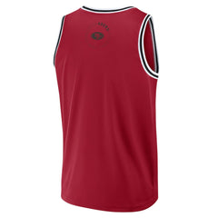 San Francisco 49ers Elements Future Ground Jersey Tank Top Scarlet | Fanatics