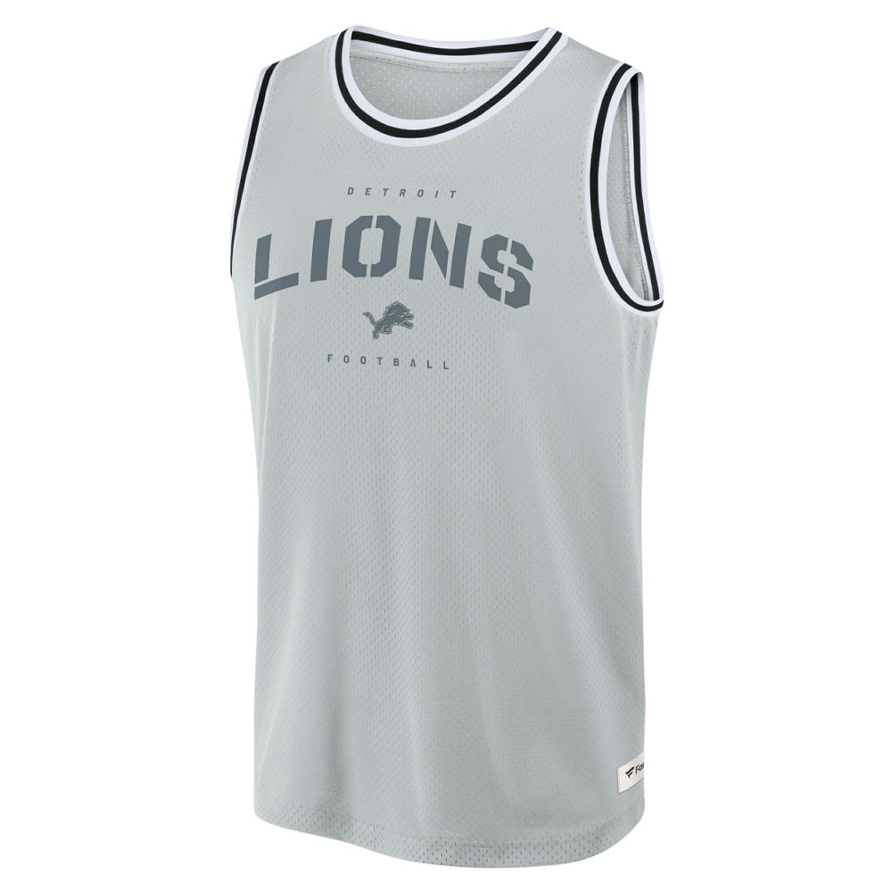 Detroit Lions Elements Future Ground Jersey Tank Top Silver | Fanatics