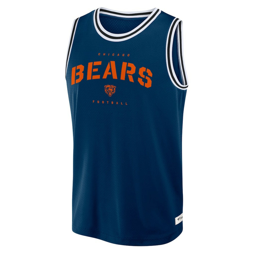 Chicago Bears Elements Future Ground Jersey Tank Top Navy | Fanatics