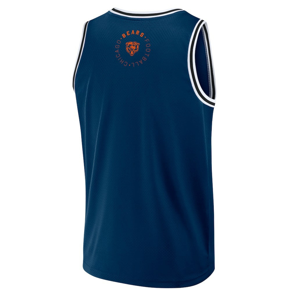 Chicago Bears Elements Future Ground Jersey Tank Top Navy | Fanatics