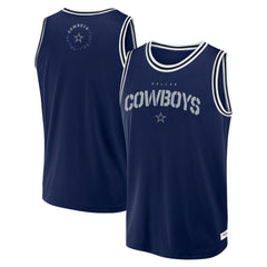Dallas Cowboys Elements Future Ground Jersey Tank Top Navy | Fanatics