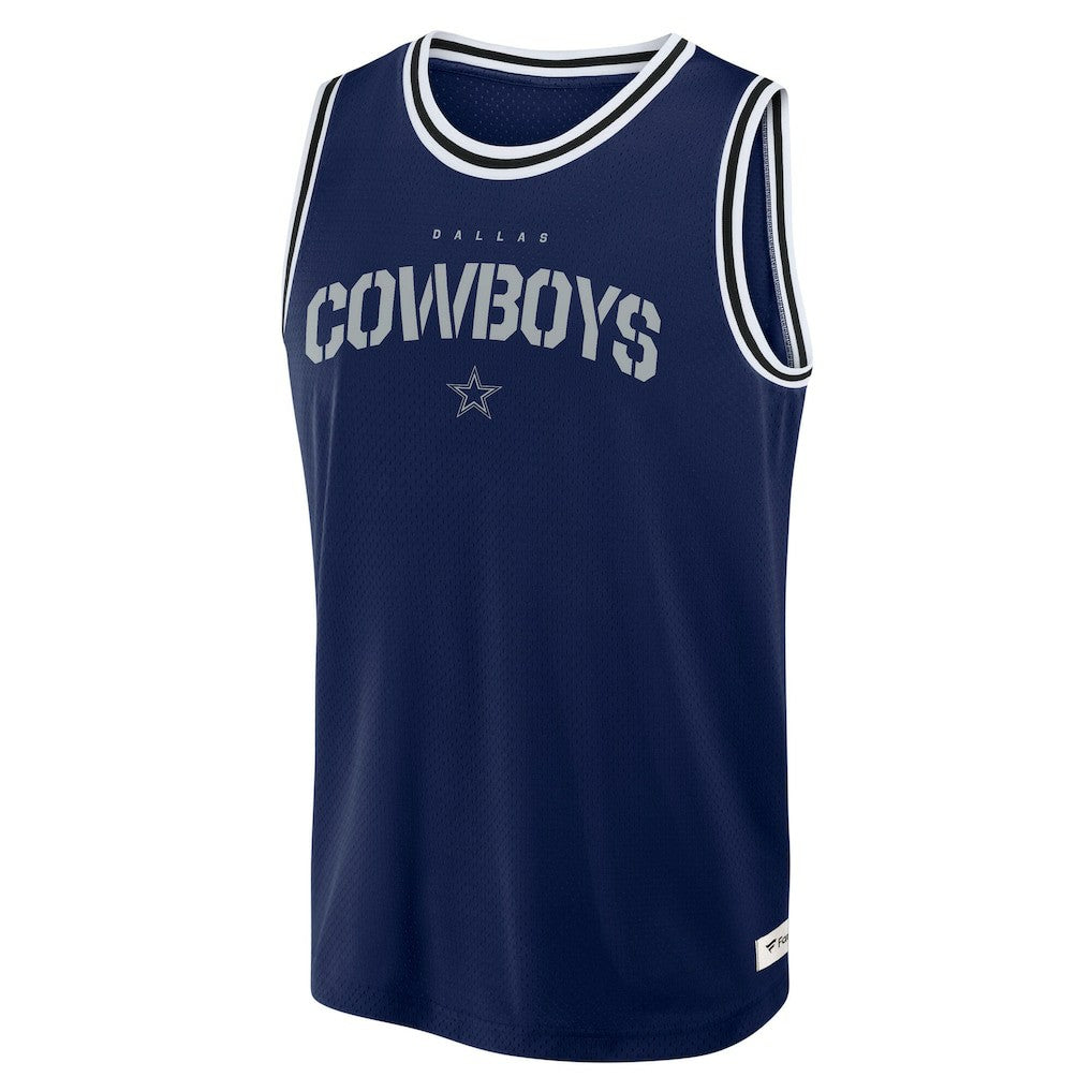 Dallas Cowboys Elements Future Ground Jersey Tank Top Navy | Fanatics