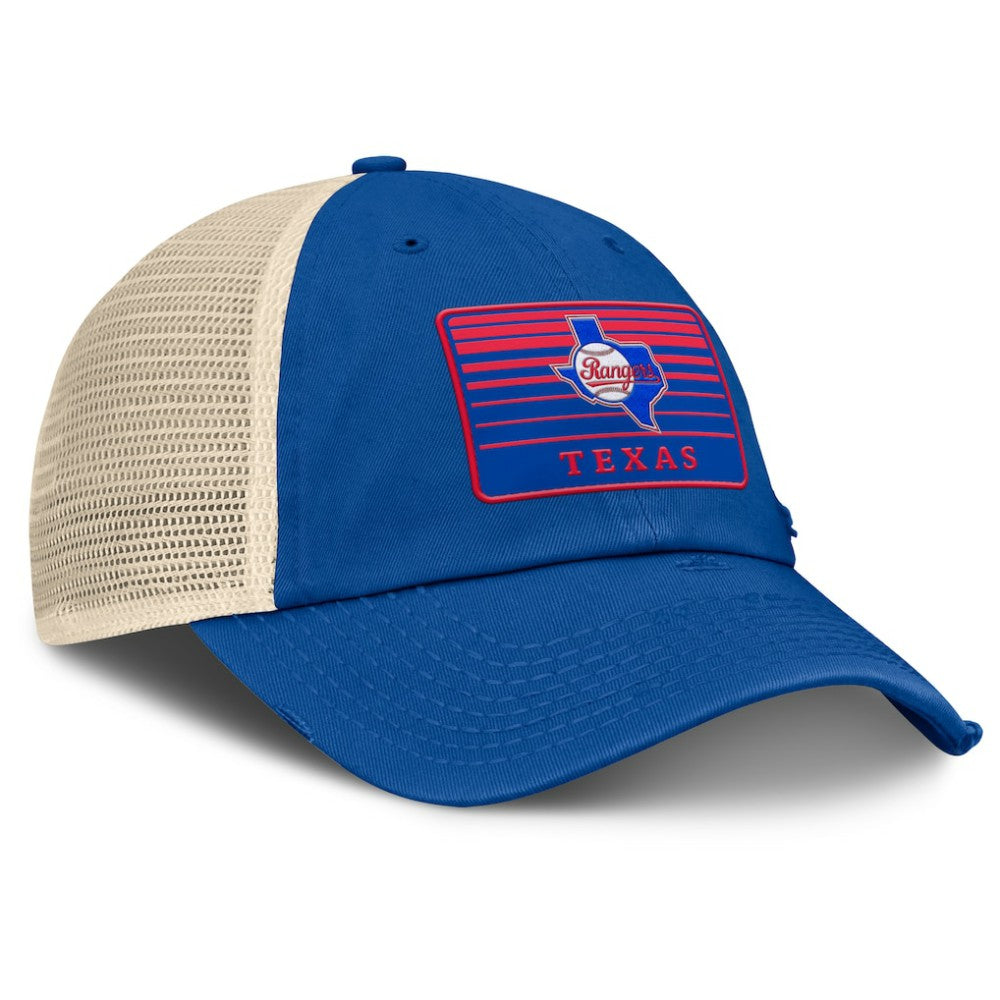 Texas Rangers Fanatics Cooperstown Collection Eastbound Mesh Adjustable Hat - MLB