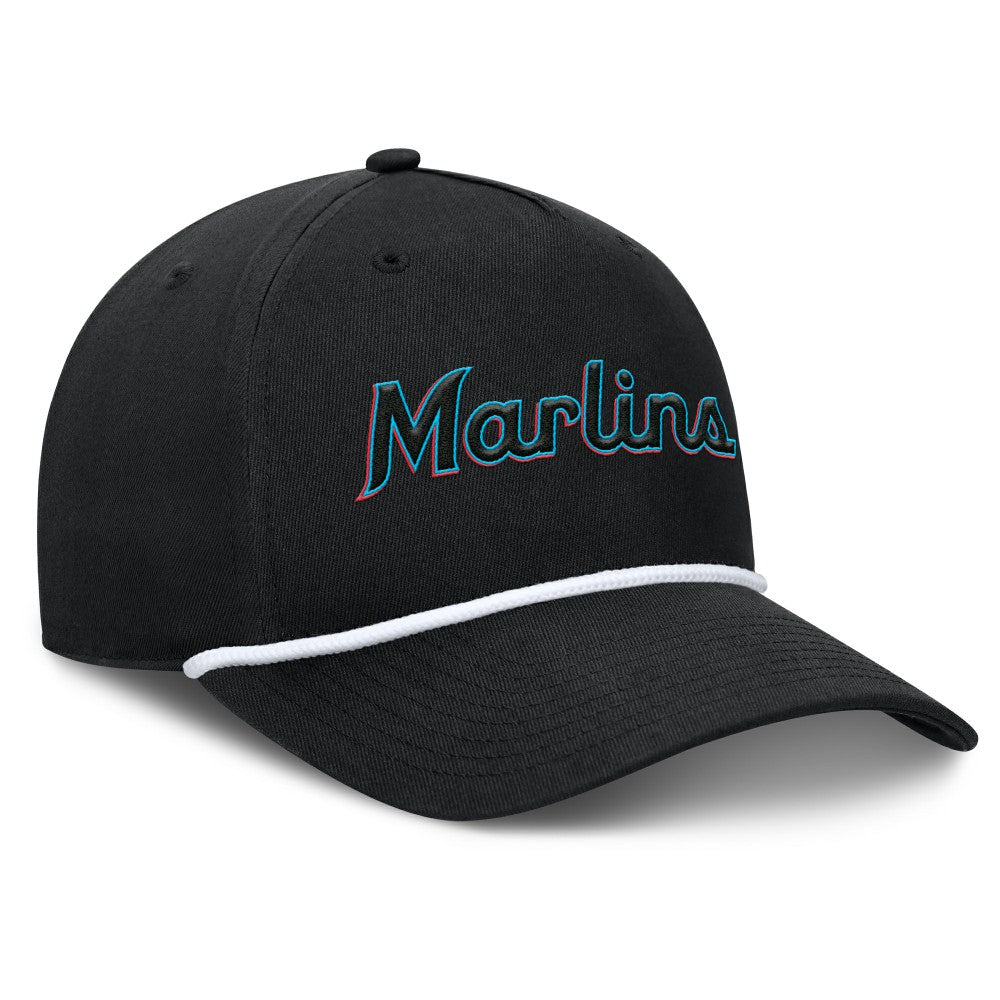 Miami Marlins Fanatics Clubhouse Foul Ball A-Frame Adjustable Hat - MLB