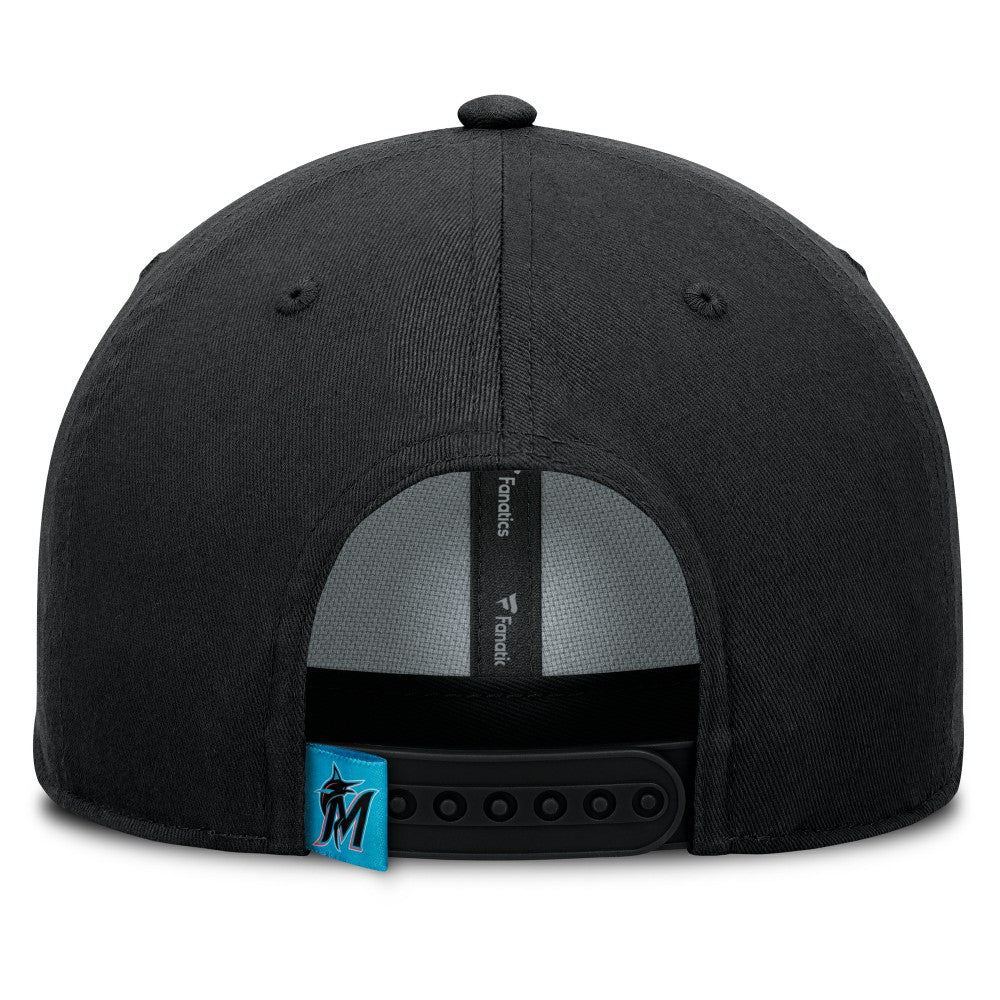 Miami Marlins Fanatics Clubhouse Foul Ball A-Frame Adjustable Hat - MLB