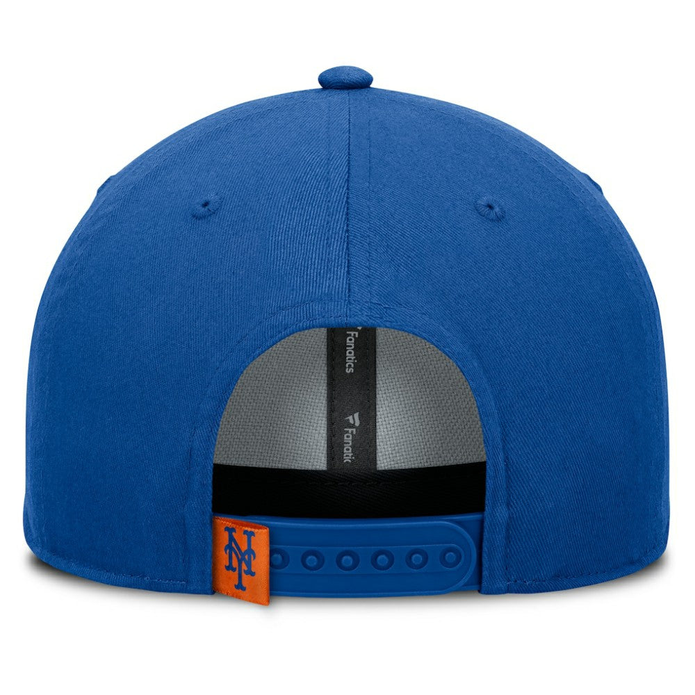 New York Mets Fanatics Clubhouse Foul Ball A-Frame Adjustable Hat - MLB