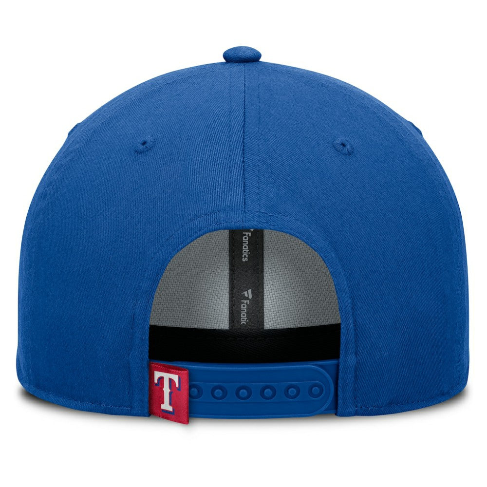 Texas Rangers Fanatics Clubhouse Foul Ball A-Frame Adjustable Hat - MLB