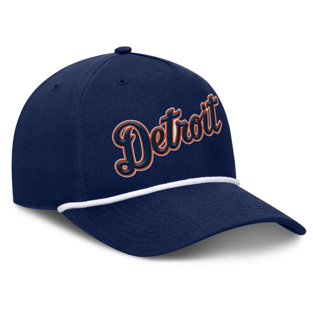 Detroit Tigers Fanatics Clubhouse Foul Ball A-Frame Adjustable Hat - MLB