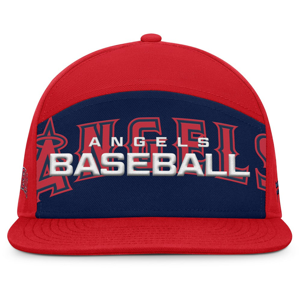 Los Angeles Angels Fanatics Clubhouse Splitter Snapback Hat - MLB