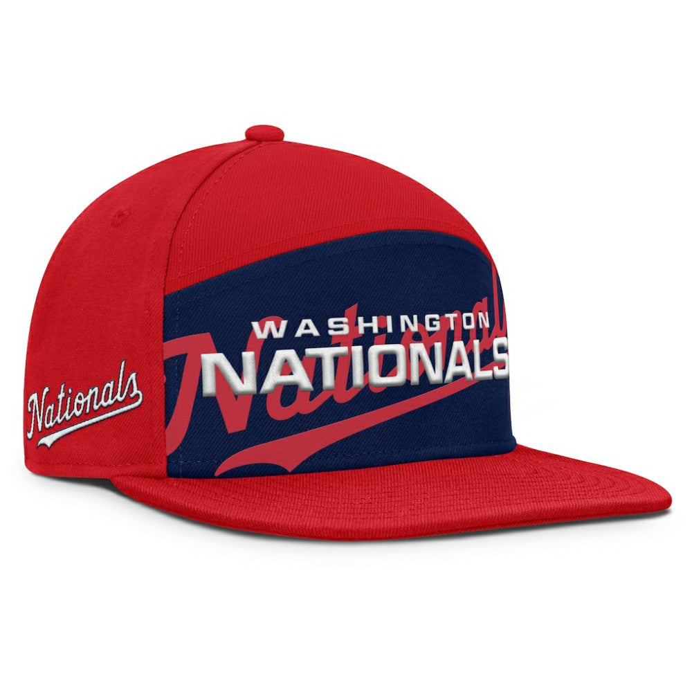 Washington Nationals Fanatics Clubhouse Splitter Snapback Hat - MLB