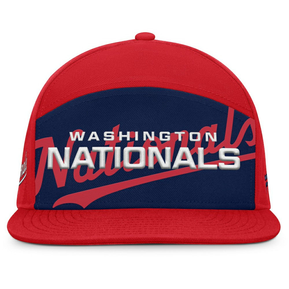 Washington Nationals Fanatics Clubhouse Splitter Snapback Hat - MLB