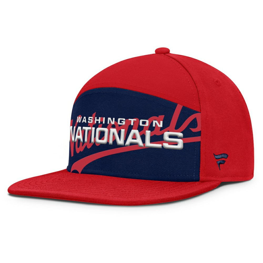 Washington Nationals Fanatics Clubhouse Splitter Snapback Hat - MLB