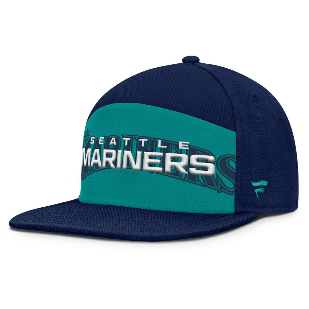 Seattle Mariners Fanatics Clubhouse Splitter Snapback Hat - MLB
