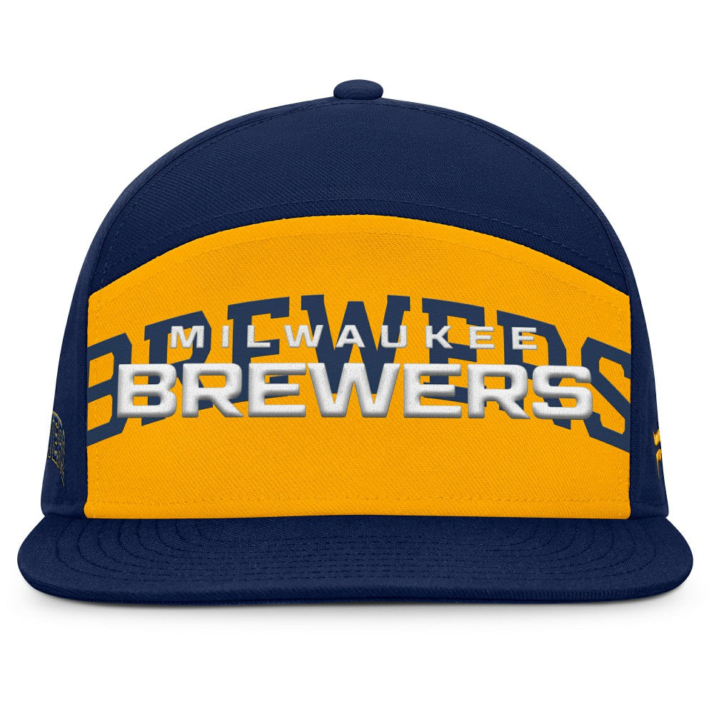 Milwaukee Brewers Fanatics Clubhouse Splitter Snapback Hat - MLB