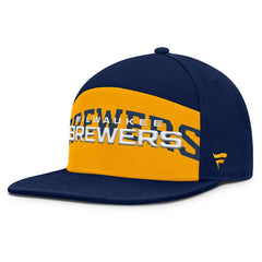 Milwaukee Brewers Fanatics Clubhouse Splitter Snapback Hat - MLB
