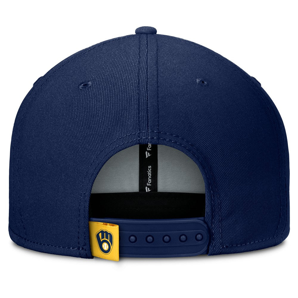 Milwaukee Brewers Fanatics Clubhouse Splitter Snapback Hat - MLB