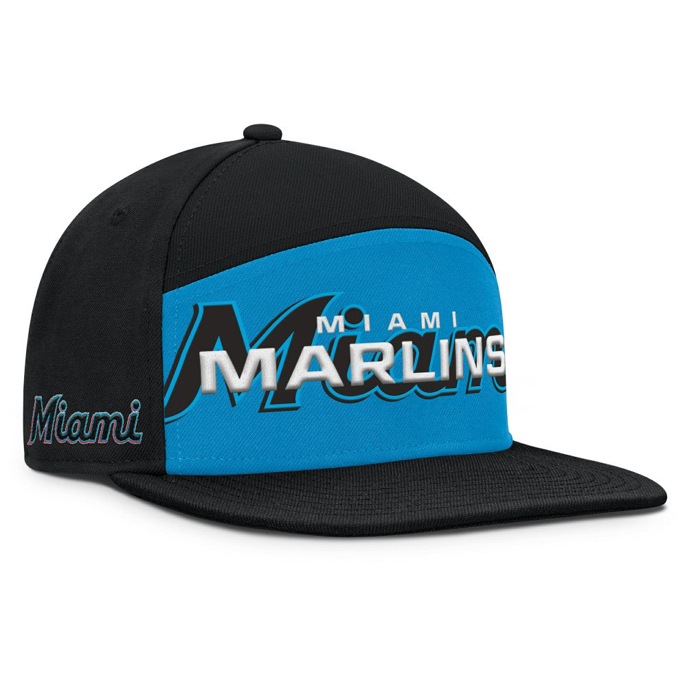 Miami Marlins Fanatics Clubhouse Splitter Snapback Hat - MLB