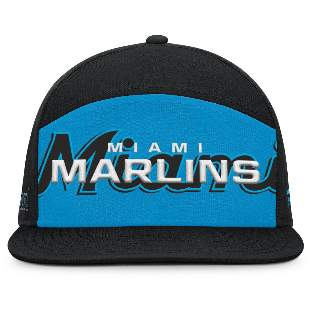 Miami Marlins Fanatics Clubhouse Splitter Snapback Hat - MLB