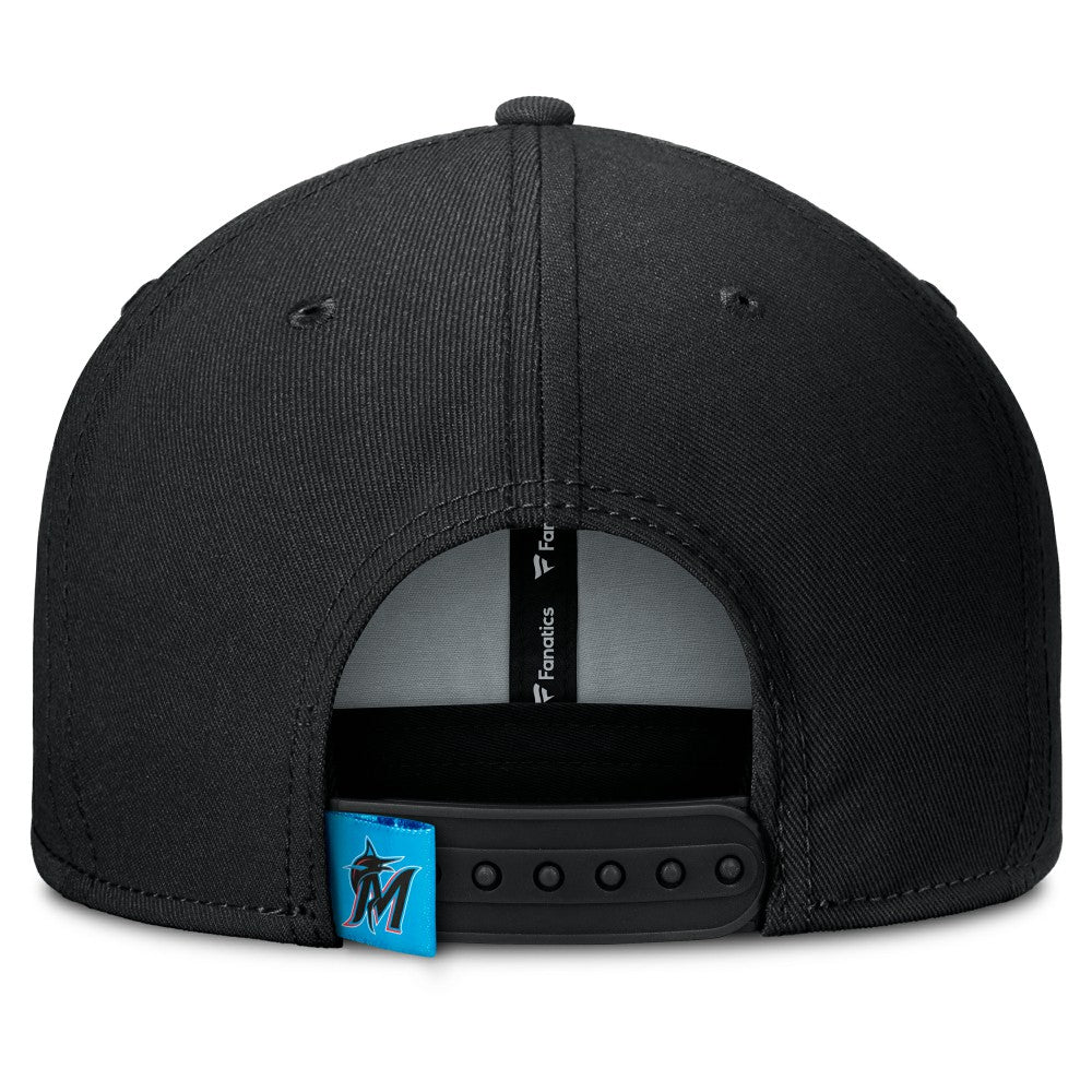 Miami Marlins Fanatics Clubhouse Splitter Snapback Hat - MLB
