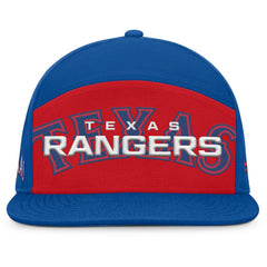 Texas Rangers Fanatics Clubhouse Splitter Snapback Hat - MLB