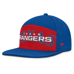 Texas Rangers Fanatics Clubhouse Splitter Snapback Hat - MLB