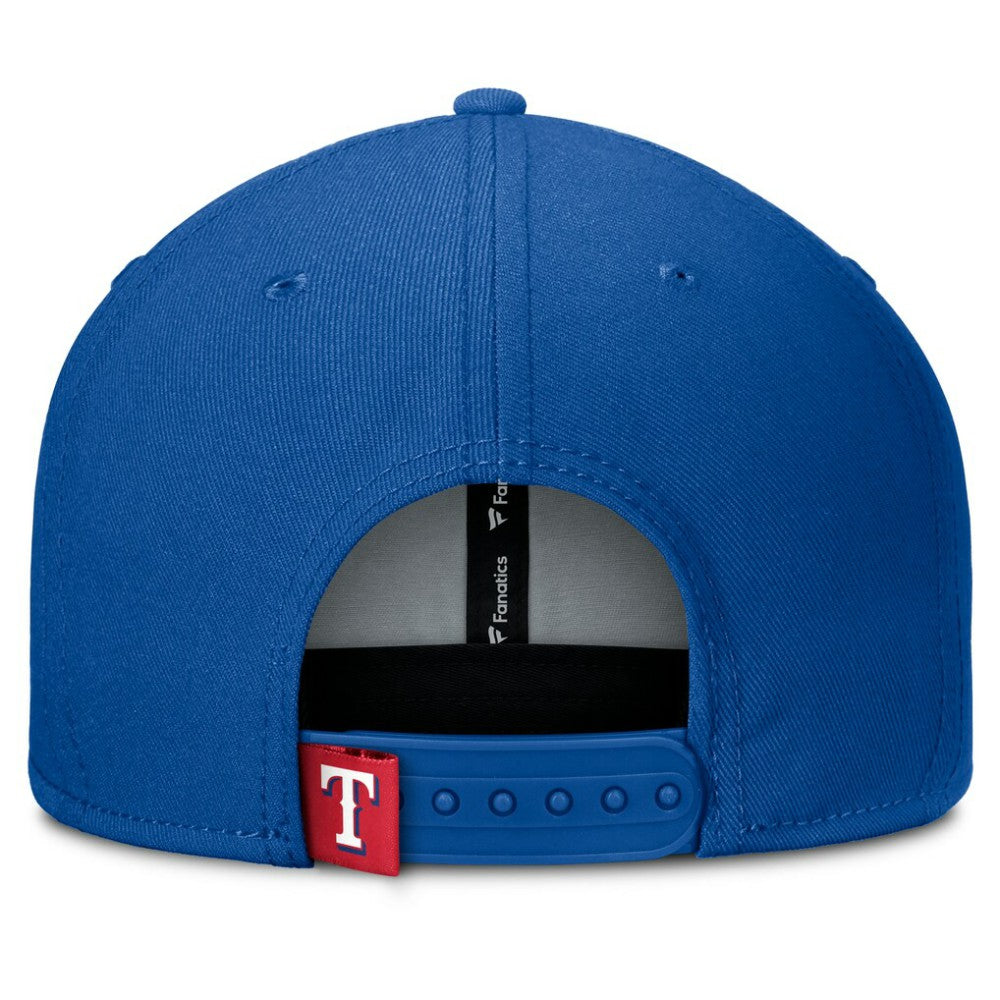 Texas Rangers Fanatics Clubhouse Splitter Snapback Hat - MLB
