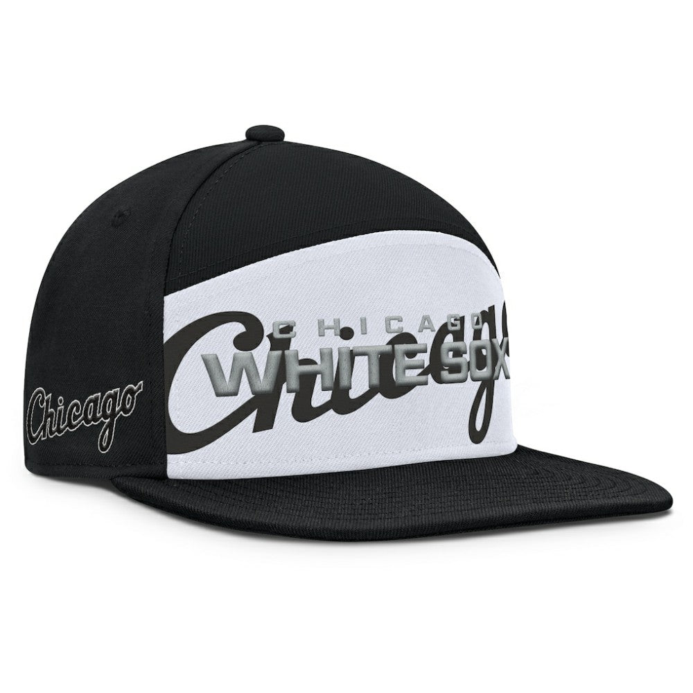 Chicago White Sox Fanatics Clubhouse Splitter Snapback Hat - MLB