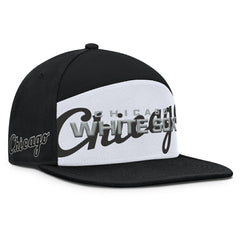 Chicago White Sox Fanatics Clubhouse Splitter Snapback Hat - MLB