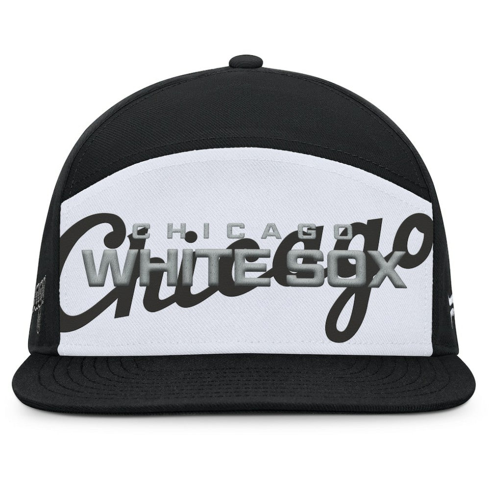 Chicago White Sox Fanatics Clubhouse Splitter Snapback Hat - MLB