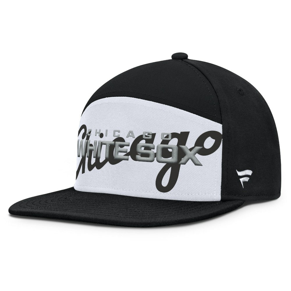 Chicago White Sox Fanatics Clubhouse Splitter Snapback Hat - MLB